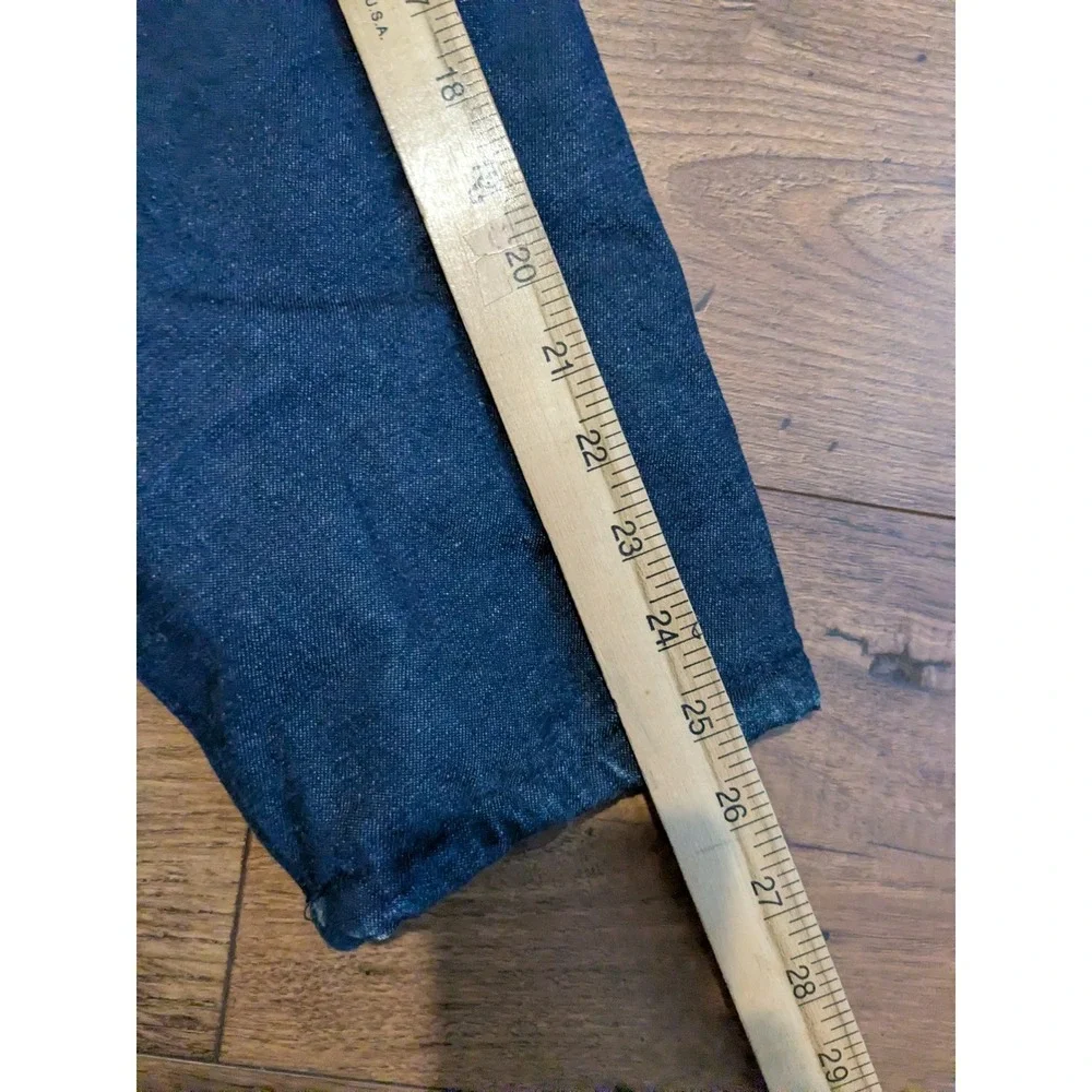 VTG Dickies Men Denim Chore Coat Barn Jacket Corduroy Collar Lined Workwear READ